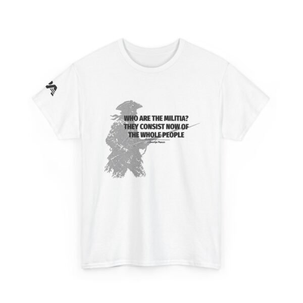 Who Are the Militia? George Mason Graphic Tee